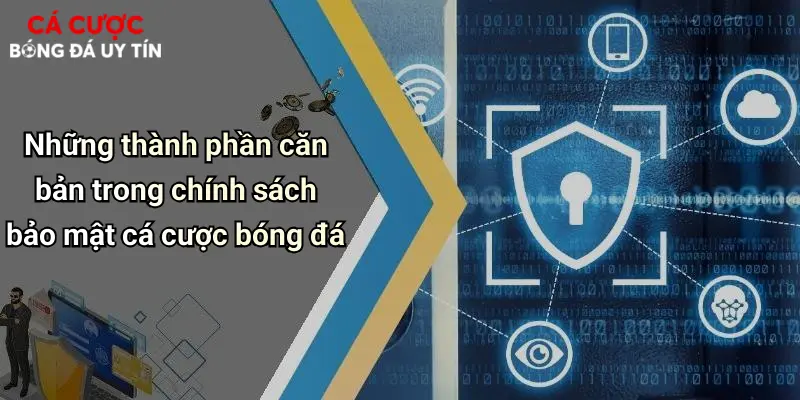 Những thành phần căn bản trong chính sách bảo mật cá cược bóng đá