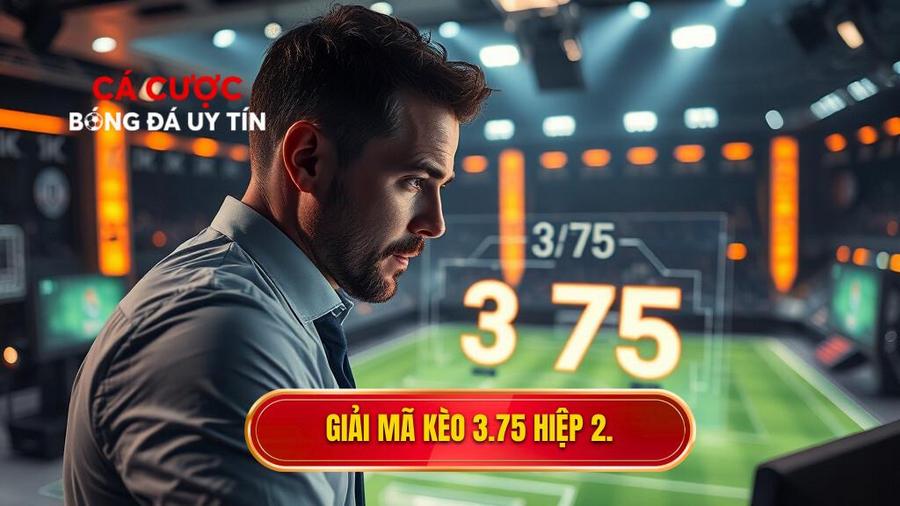 Tại sao nhà cái đưa ra con số 3.75 cho hiệp 2?