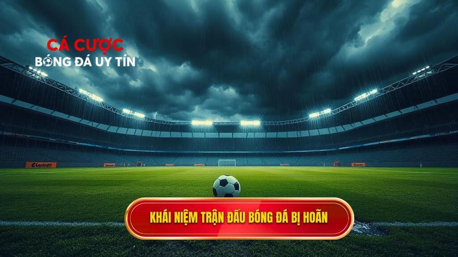 Hiểu rõ về khái niệm trận đấu bóng đá bị hoãn