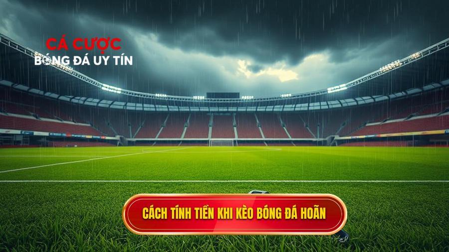 Quy định chung về cách tính tiền khi kèo bóng đá bị hoãn