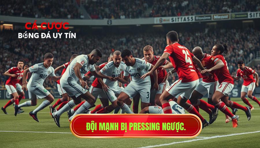 Đội mạnh bị pressing ngược.