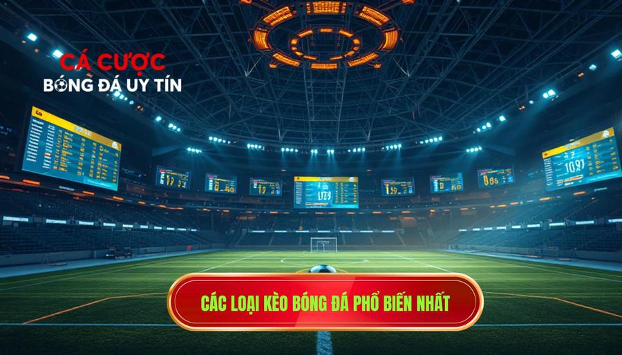 2. Các loại kèo bóng đá phổ biến nhất