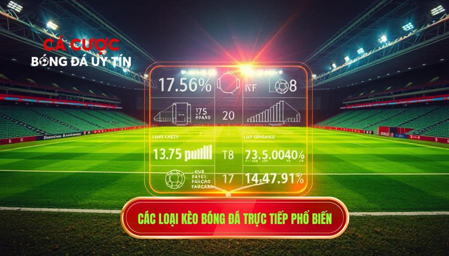 2. Các loại kèo bóng đá trực tiếp phổ biến